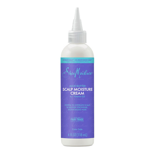 Sheamoisture Hair Cream Aloe Butter & Vitamin B3 With A Boost Of Hydration To Hydrate Scalp + Moisturized Hair 4Oz