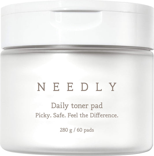 Needly | Exfoliating Facial Pads With Bha & Pha | Daily Toner Pad | For Pore Tightening