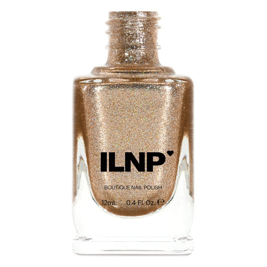 Ilnp Mirage - Brilliant Gold Holographic Ultra Metallic Nail Polish