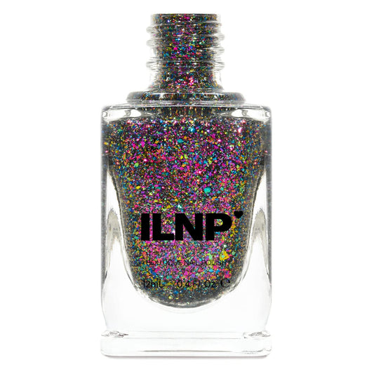 Ilnp Kaleidoscope - Purple, Magenta, Green, Gold, Turquoise Ultra Chrome Color Shifting Flakie Nail Polish