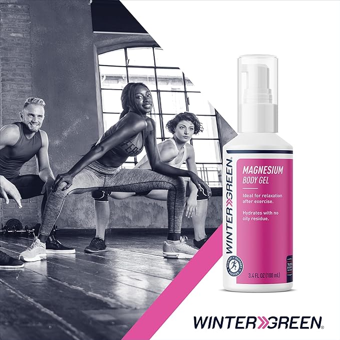 Magnesium Body Gel, Pure Magnesium, Oil, & Arnica Oil, 3.4 Fl Oz (100 ml)
