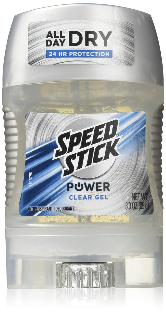Speed Stick Anti-Perspirant Deodorant Power Clear Gel 3 Oz (Packs Of 3)