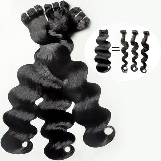 Triippy Raw Human Hair Bundles,Triple Lifespan Than Regular Virgin Hair No.1 Sales Of Raw Hair Bundles, 18 20 22 Inches Cambodia