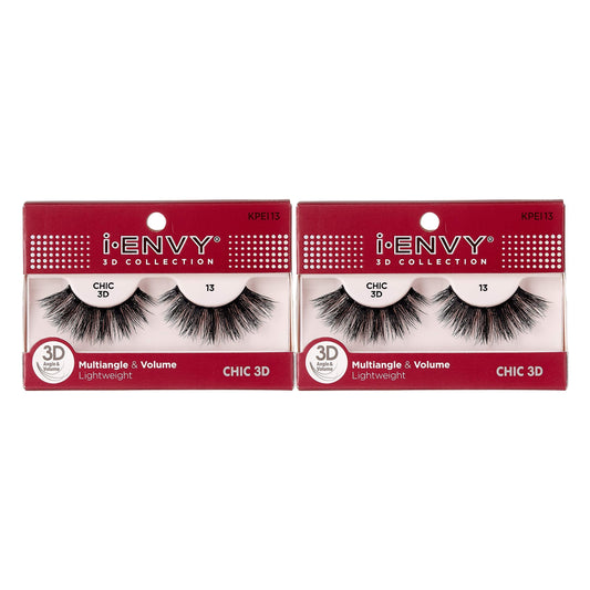 I-Envy 3D Glam Collection Multi-Angle & Volume (2 Pack, Kpei13)