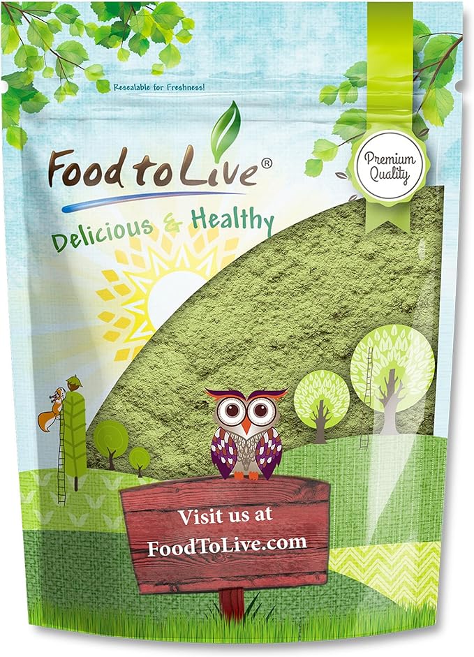 Food to Live Broccoli Powder, 1 Pound – Nutrient-Rich Green Superfood for Smoothies, Shakes and Cooking, High in Fiber, Vitamins and Antioxidants, Vegan, Kosher, Bulk