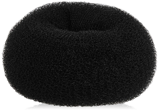 Diane Jumbo Hair Donut, Black, 5.5''