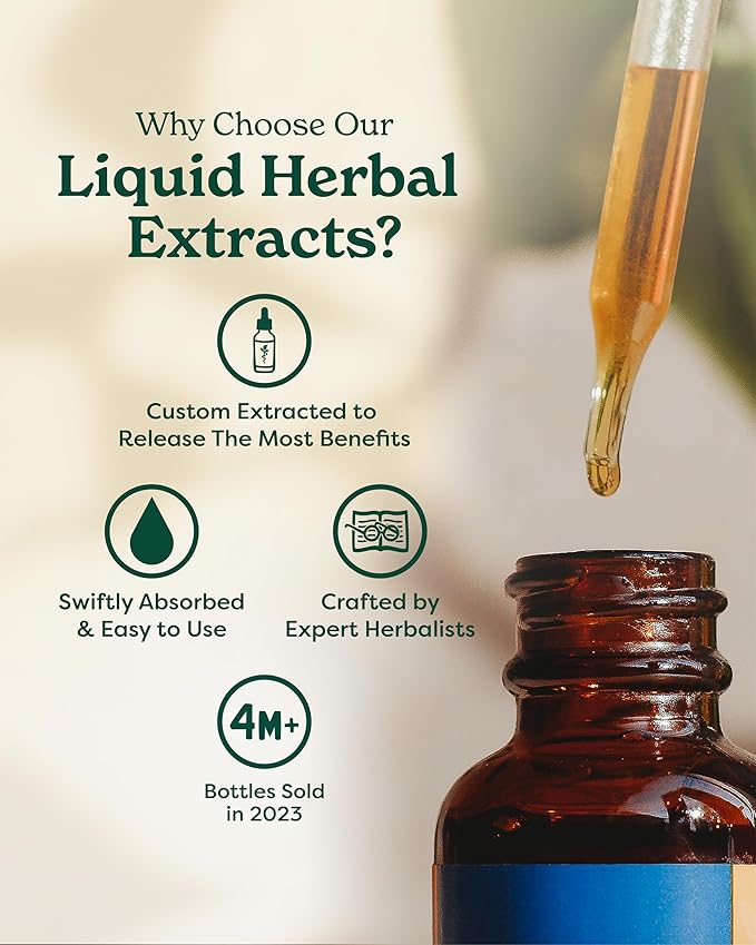 Herb Pharm Certified Organic Mullein Blend Liquid Extract for Respiratory System Support - 1 Ounce
