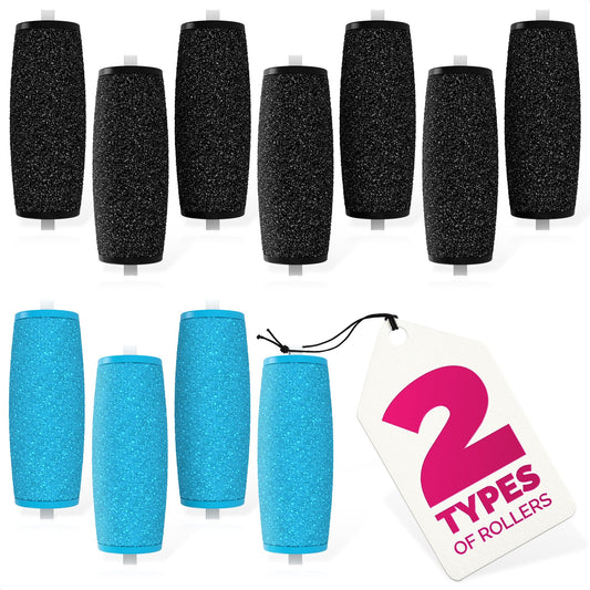 Electric Callus Remover For Feet - 11Pcs Foot Callus Remover Tool Calloused Feet Remover Tool Pedicure Supplies - 7 Extra Coarse