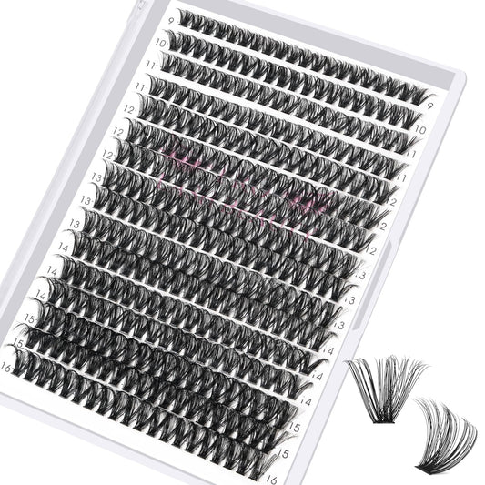 Individual Lashes 60D Mixed 0.05 Lash Clusters 14 Rows That Look Like Eyelash Extensions Diy Lash Extension Self Application At