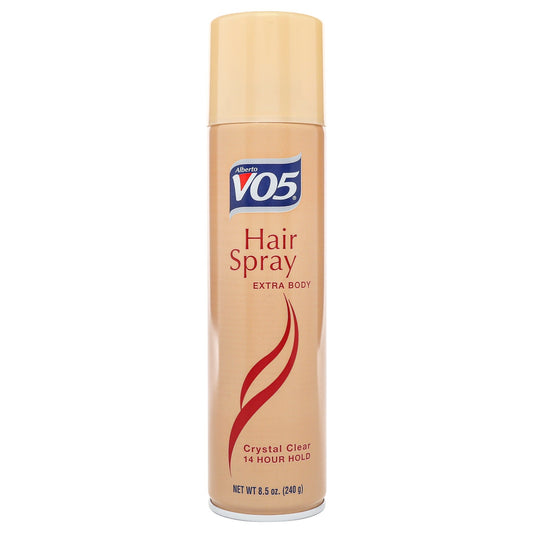 Crystal Clear Extra Body Hard To Hold Hairspray By Alberto Vo5 For Unisex - 8.5 Oz Hair Spray
